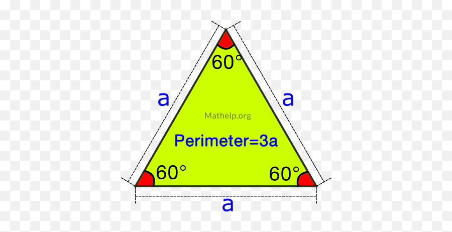 Equilateral Triangle Perimeter Of A Triangle Formula Emoji,Equilateral Triangle Png