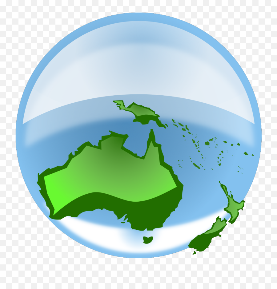 How To Set Use Australia On Globe Svg Vector - Globe Clipart Oceania En El Mundo Emoji,Collaboration Clipart