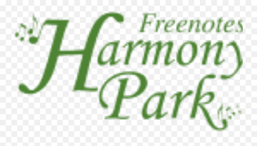 Musical Instruments For Playgrounds Freenotes Harmony Park - Freenotes Harmony Park Logo Png Emoji,Musical Notes Logo