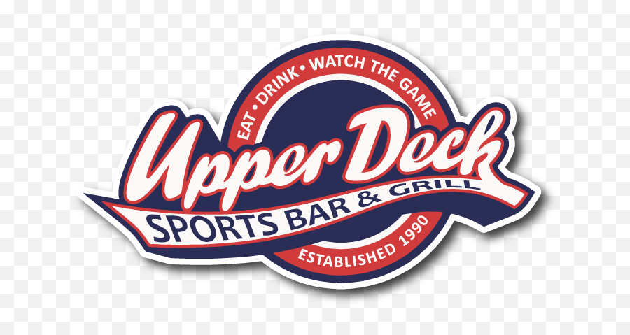 Upper Deck Bar And Grill - Cafe Elliott Avenue Emoji,Upper Deck Logo