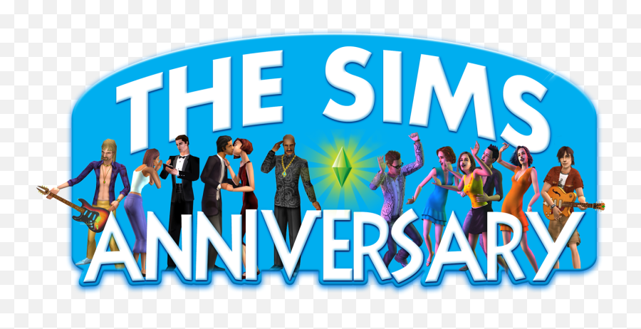The Sims Anniversary - Logo Wallpapers Sims Anniversary Emoji,Star Wars Logo Wallpaper