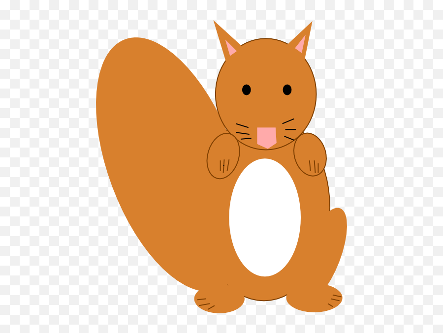 Brown Squirrel Clip Art At Clker Emoji,Squirrel Clipart Png