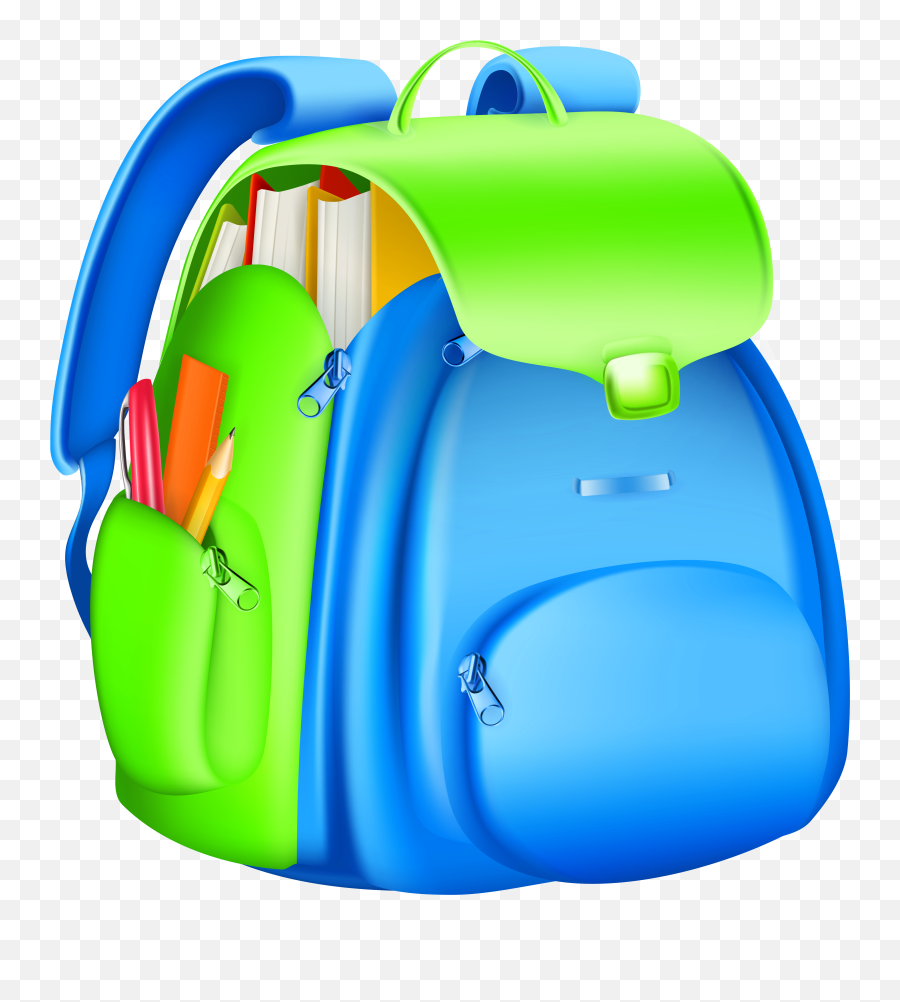 5 Clipart Backpack - Preview School Backpack C Hdclipartall Emoji,Zero Clipart