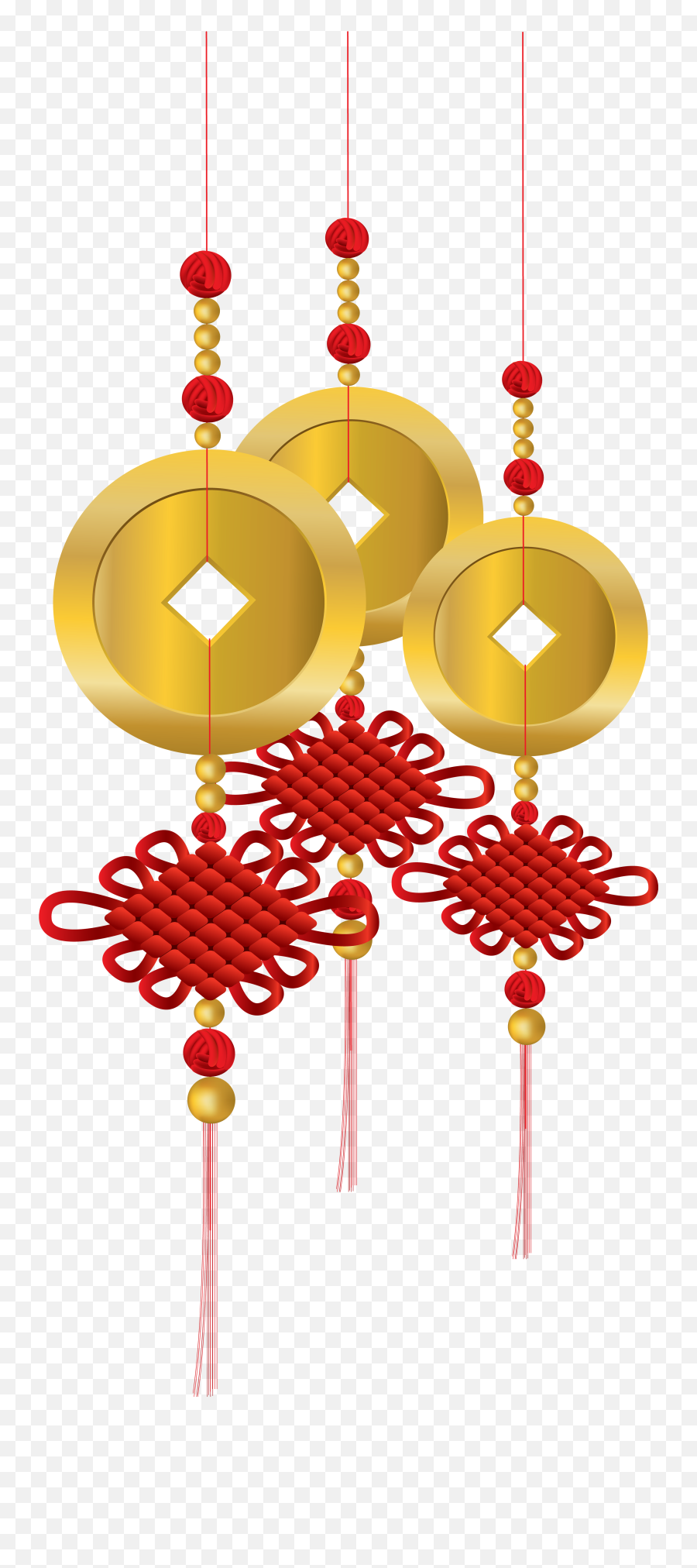 Chinese Knot Decoration Png Clip Art Best - Chinese Emoji,Knot Clipart