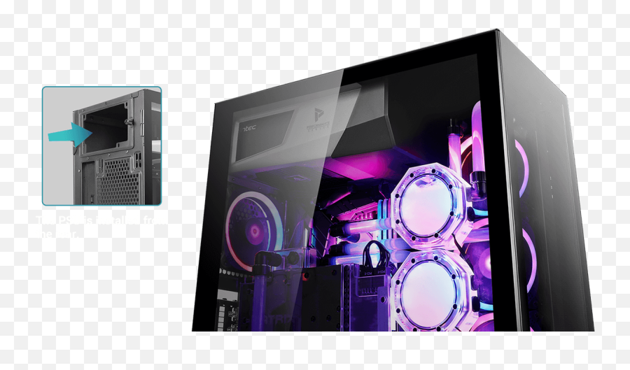 P120 Crystal Is The Best New Pc Mid Tower Case With E - Atx Emoji,Transparent Computer Casing