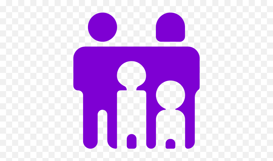 Purple Family Icon Png Symbol Emoji,Linked In Icon Png