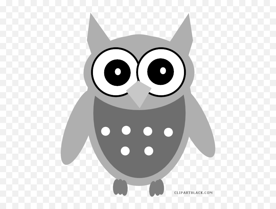 Cute Owl Animal Free Black White Clipart Images Clipartblack Emoji,Cute Owls Clipart
