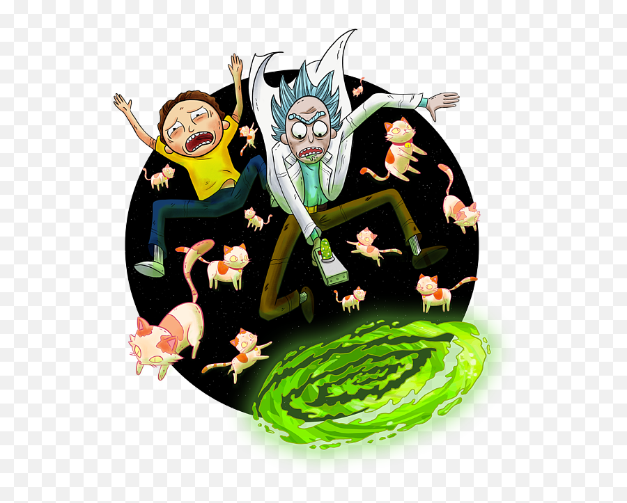 Rick And Morty Beach Towel For Sale By Dave Rjones Emoji,Rick And Morty Transparent Background