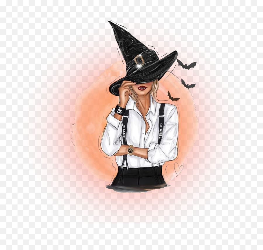 Witch Fashion Halloween Sticker By Stacey4790 Emoji,Witch Logo