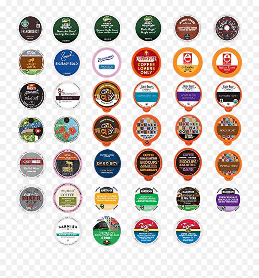 Coffee Variety Sampler Pack For Keurig K - Cup Brewers Net Wt 1552 40 Count Emoji,Coffee Ring Png