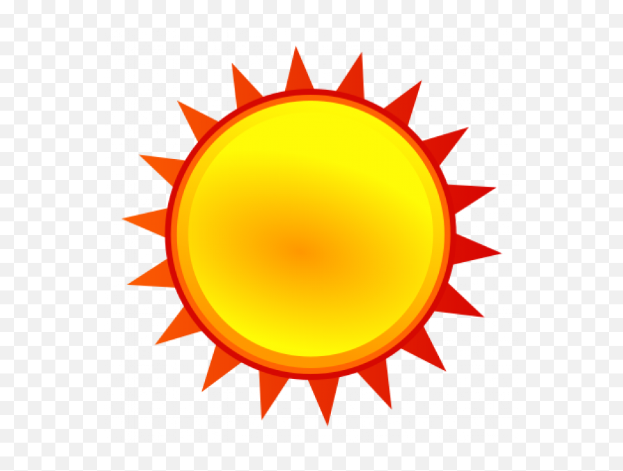 A Sunny Day Clipart Images Png - Clipart Sunny Weather Symbols Emoji,Sunny Clipart
