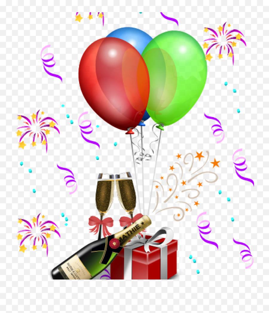 Happy Birthday Clip Art For A Man Free - New Year Wishes 2021 In Advance Emoji,Celebration Clipart