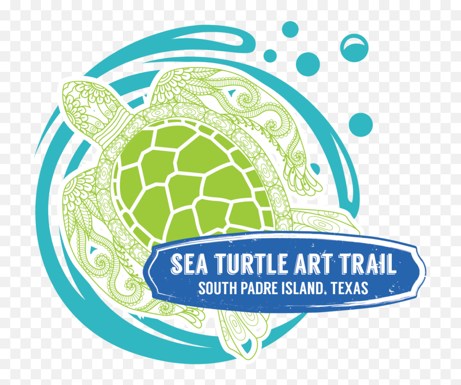 Sea Turtle Art Trail - Turtles Art Emoji,Turtle Logo