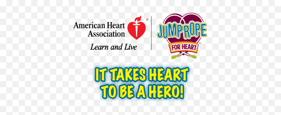 American Heart Association Jump Rope - Kitchen Emoji,American Heart Association Logo