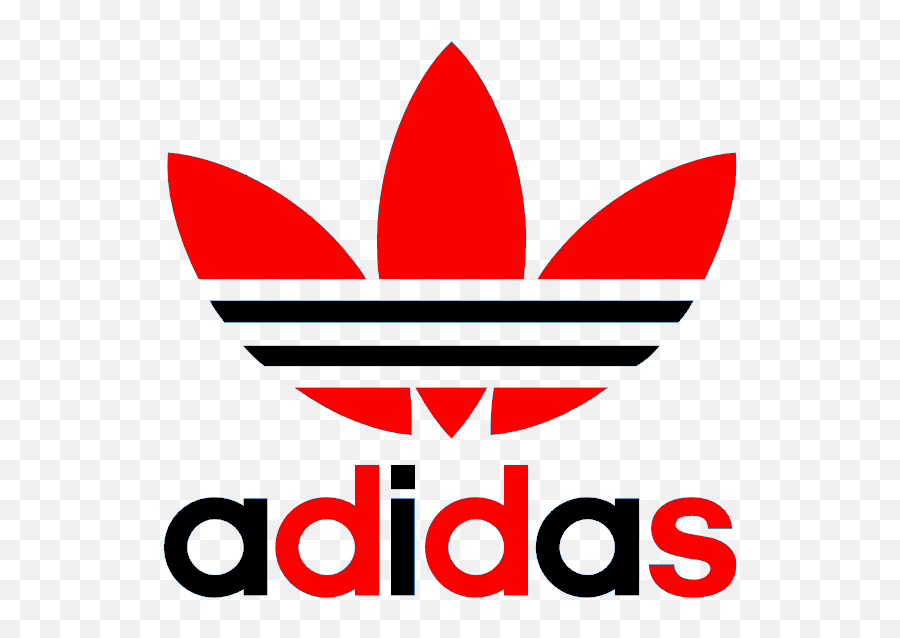 Adidas Logo Png Transparent - Adidas Logo Png Red Black Red Adidas Logo Transparent Emoji,Adidas Logo
