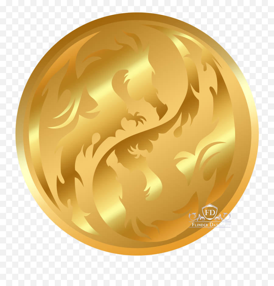 Download Hd Golden Dragon Logo - Golden Dragon Logos Gold Dragon Png Logo Emoji,Dragon Logo