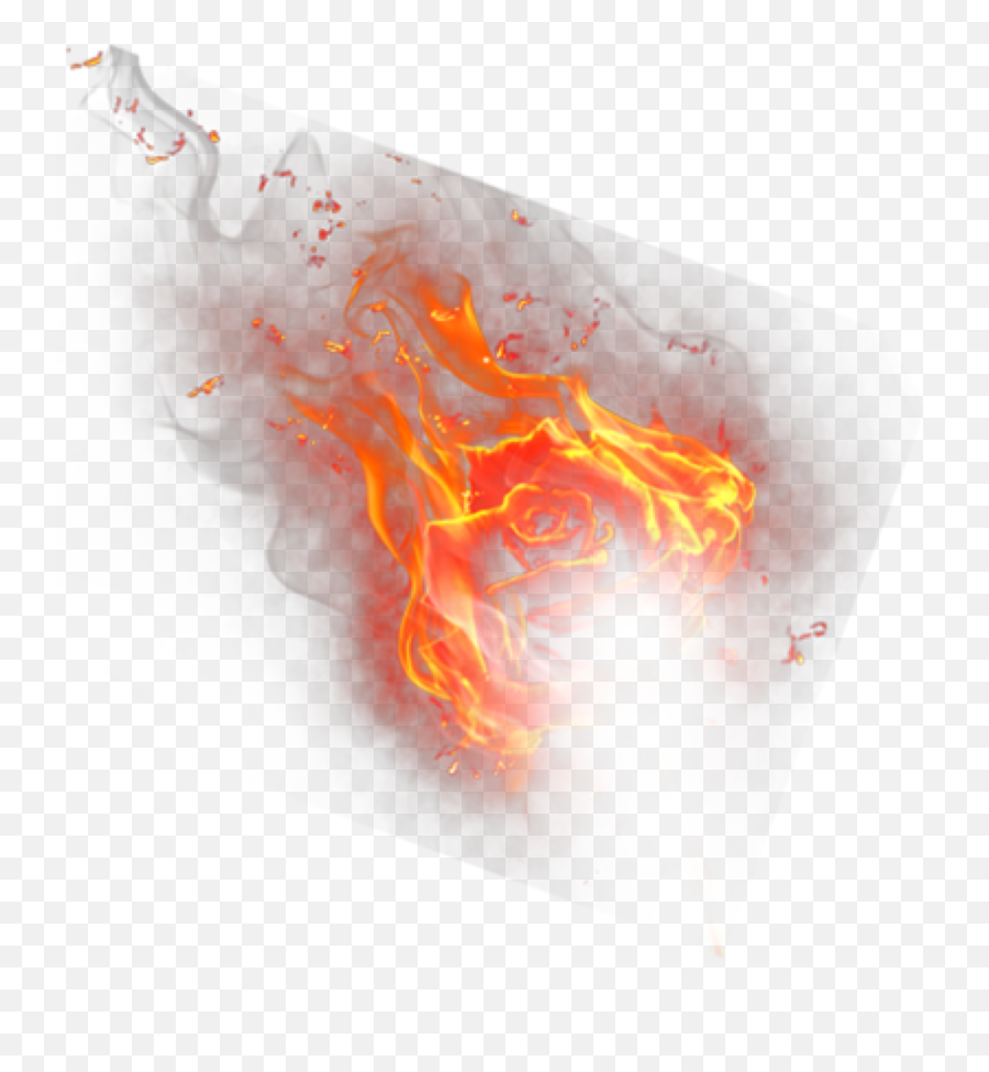 Flamespng - Cool Flames Png Rose On Fire Png 4520458 Vertical Emoji,Flames Png