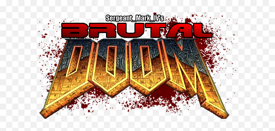 Brutal Doom Playlist Clear Logo - Brutal Doom Logo Png Emoji,Doom Logo