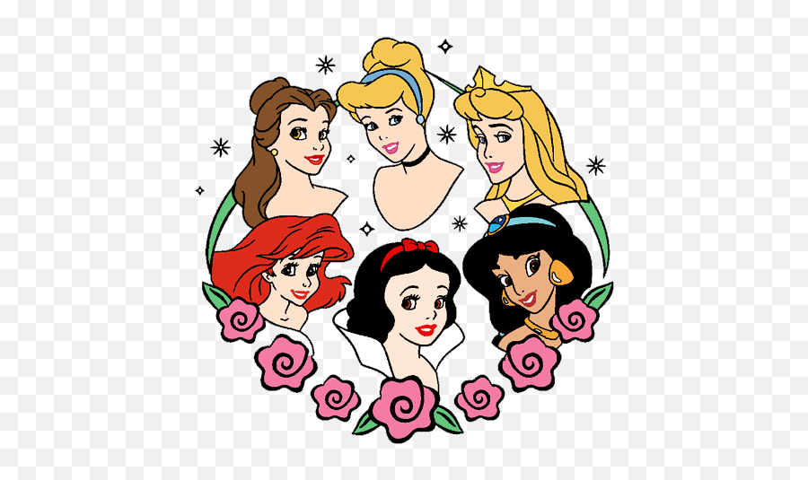 Disney Princesses Clip Art Images - Disney Princess Clipart Emoji,Disney Clipart