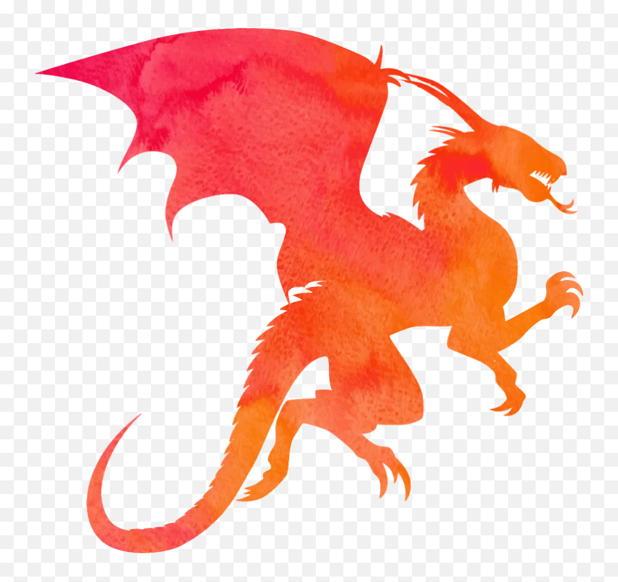 Dragon Silhouette Monster Sticker - Dragon Silhouette Emoji,Dragon Silhouette Png