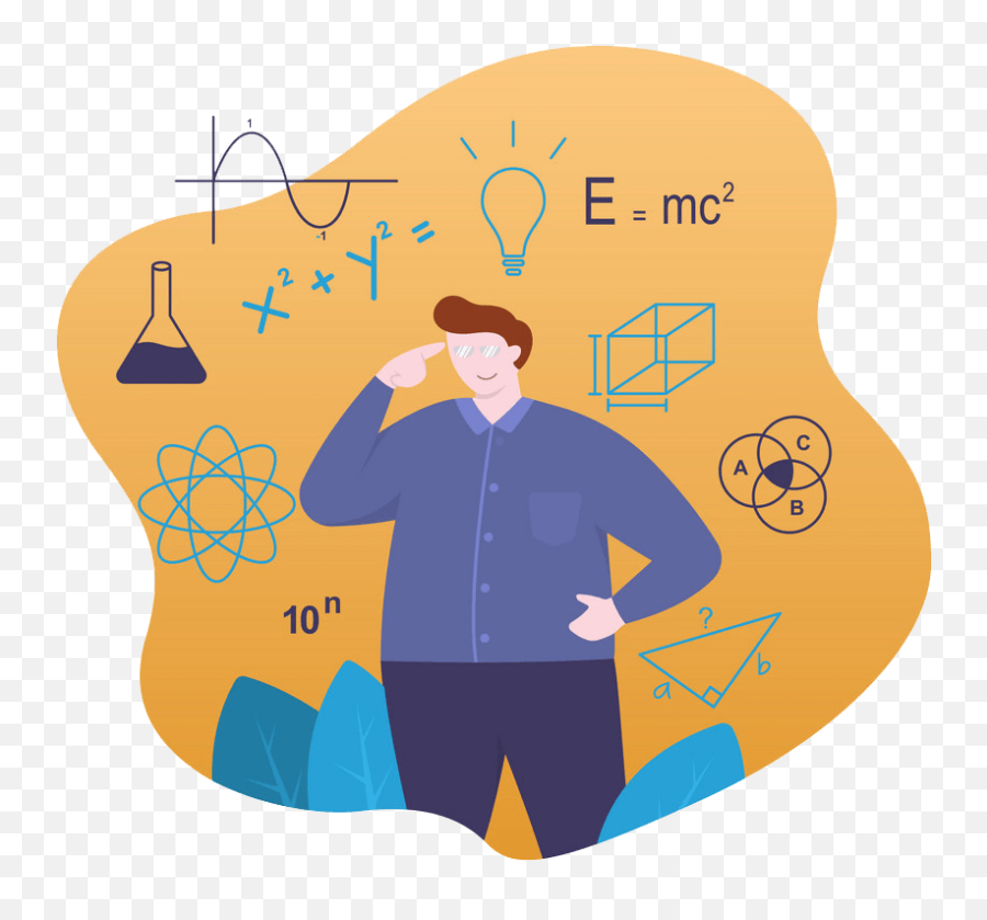 Physics Teacher With Formula Png - Language Emoji,Physics Clipart