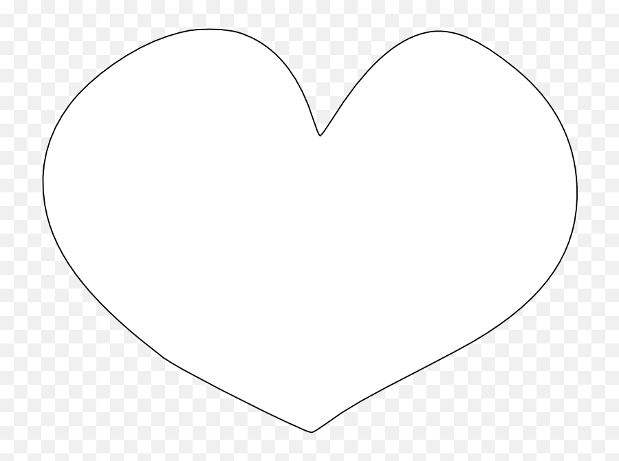 Heart Black And White Heart Clipart Black And White Heart 4 - Black Background With Transparent Heart Emoji,Hearts Clipart