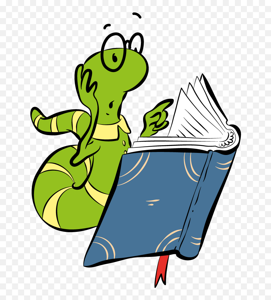 The Following Funny Bookworm Character - Fiction Emoji,Bookworm Clipart