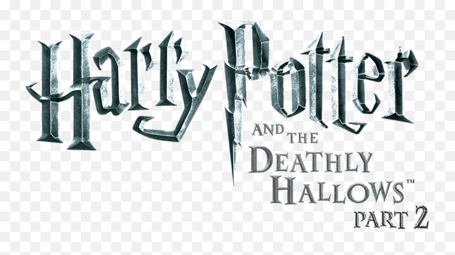 Harry Potter And The Deathly Png Image - Harry Potter Deathly Hallows Part 2 Title Emoji,Deathly Hallows Png