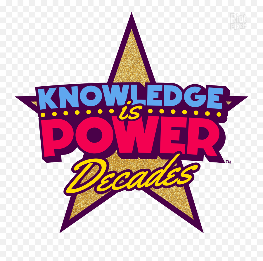 Knowledge Is Power Decades Logo Clipart - Knowledge Is Power Logo Png Emoji,Power Png