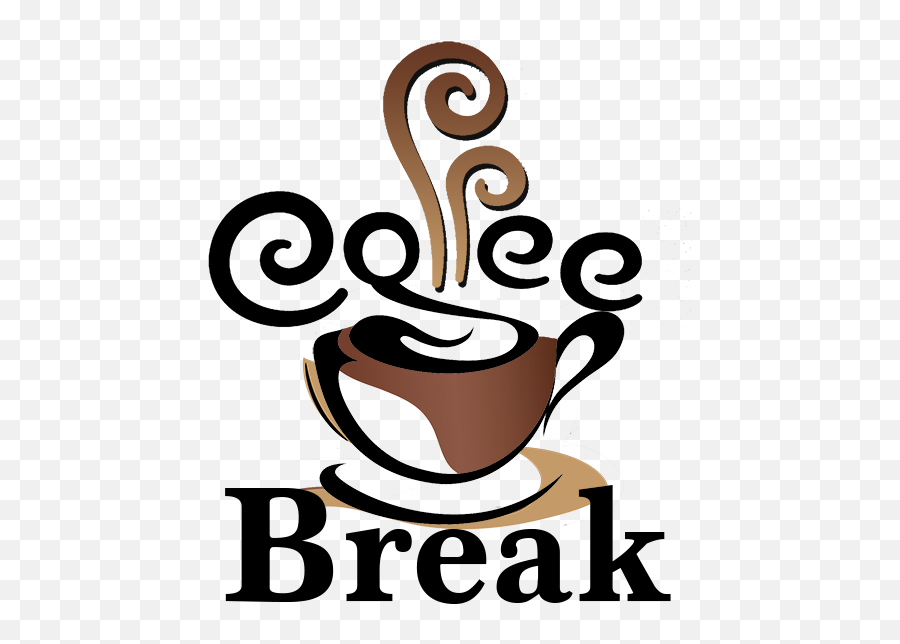 Download 19 Break Vector Freeuse Library Coffee Break Huge - Coffee Break Logo Png Emoji,Break Clipart