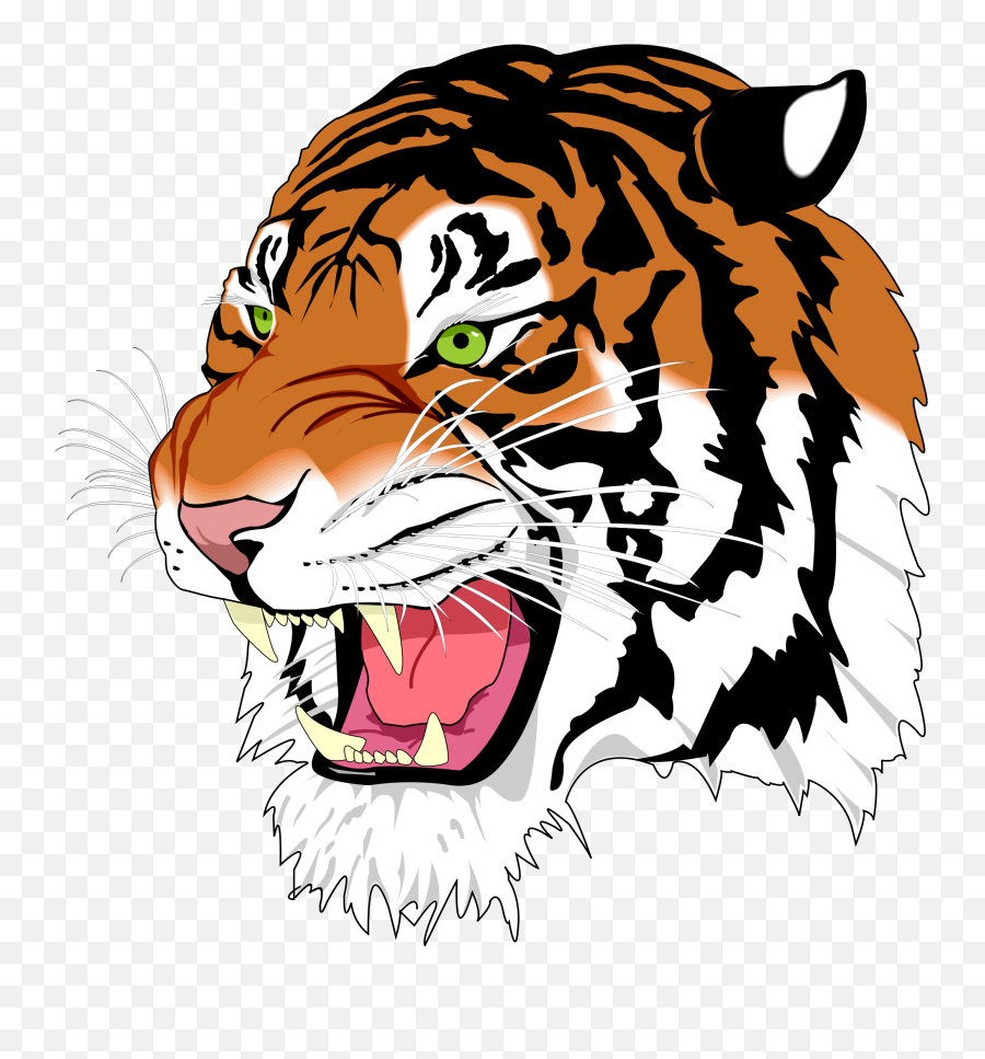Logo Clipart Tiger Logo Tiger - Logo Tiger Png Hd Emoji,Tiger Logo