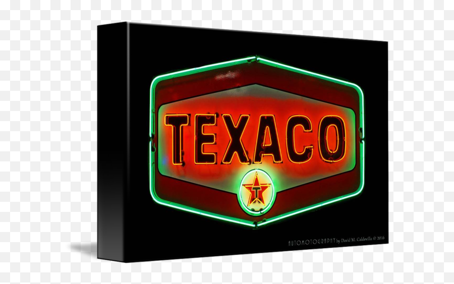 Texaco Neon Sign - Horizontal Emoji,Neon Logo