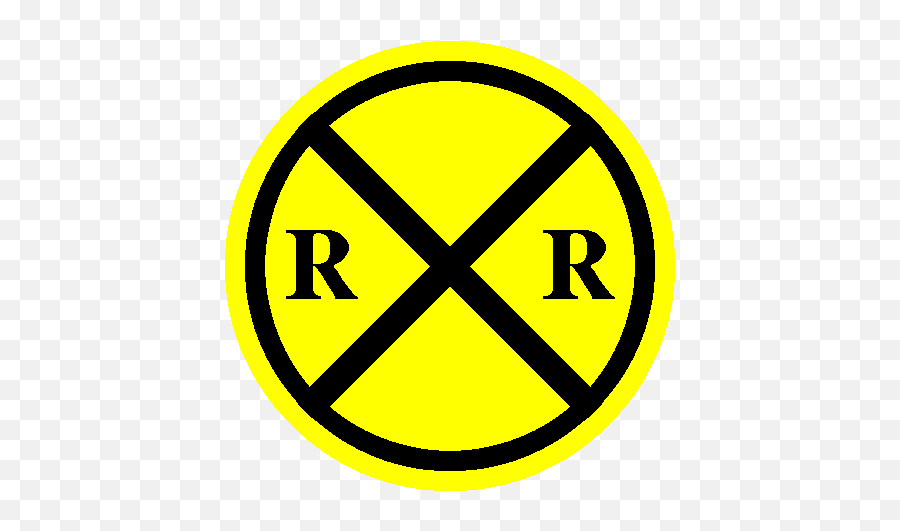 Railroad Sign Images - Clipart Best Rxr Sign Emoji,Railroad Clipart