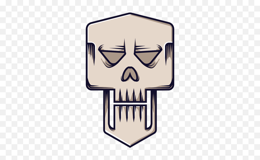Evil Skull Icon Cartoon - Scary Emoji,Cartoon Skull Png