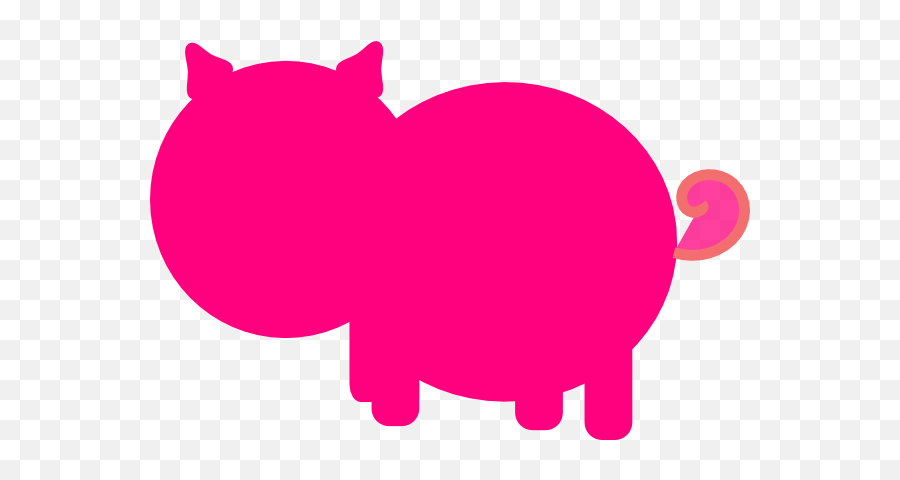 Pink Pig Clip Art - Clip Art Emoji,Turkey Leg Clipart