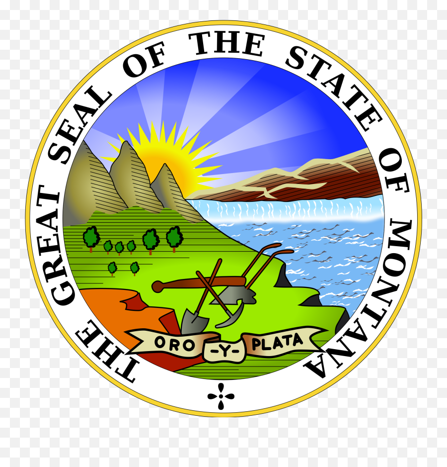 The Apostille Co - State Of Montana Emoji,Transparent Water In Montana