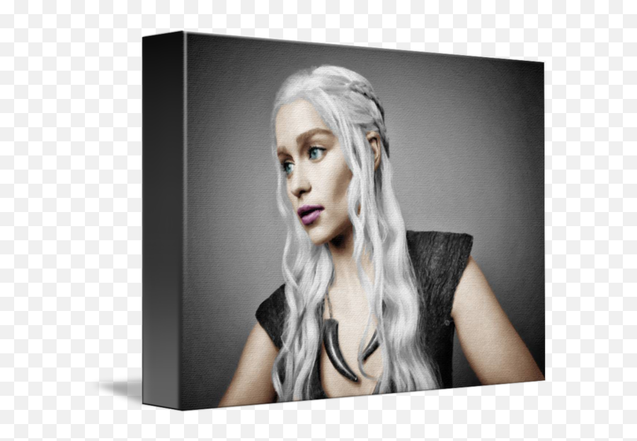Game Of Thrones Khaleesi Daenerys Targaryen Emilia By Tony Rubino - Juego De Tronos Robb Stark Emoji,Daenerys Targaryen Png