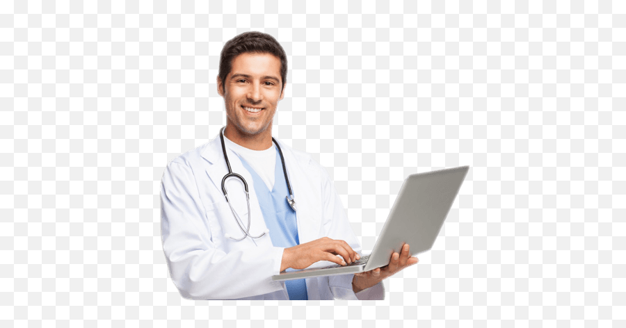 Doctor Png - Doctor With Laptop Png Emoji,Doctor Transparent
