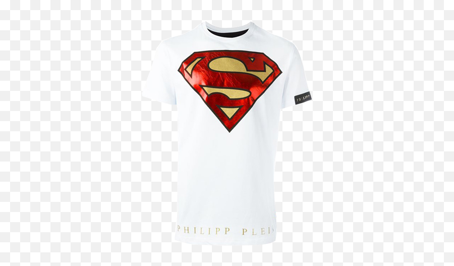 Phillipp Plein Superman Logo T - Shirt Blingby Superman Emoji,Superman Logo Images