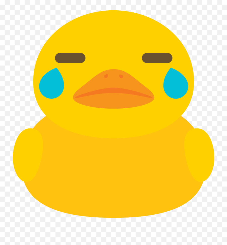 Free Duck Emoji Cry 1202845 Png With Transparent Background - Duck Emoji Cry,Crying Png