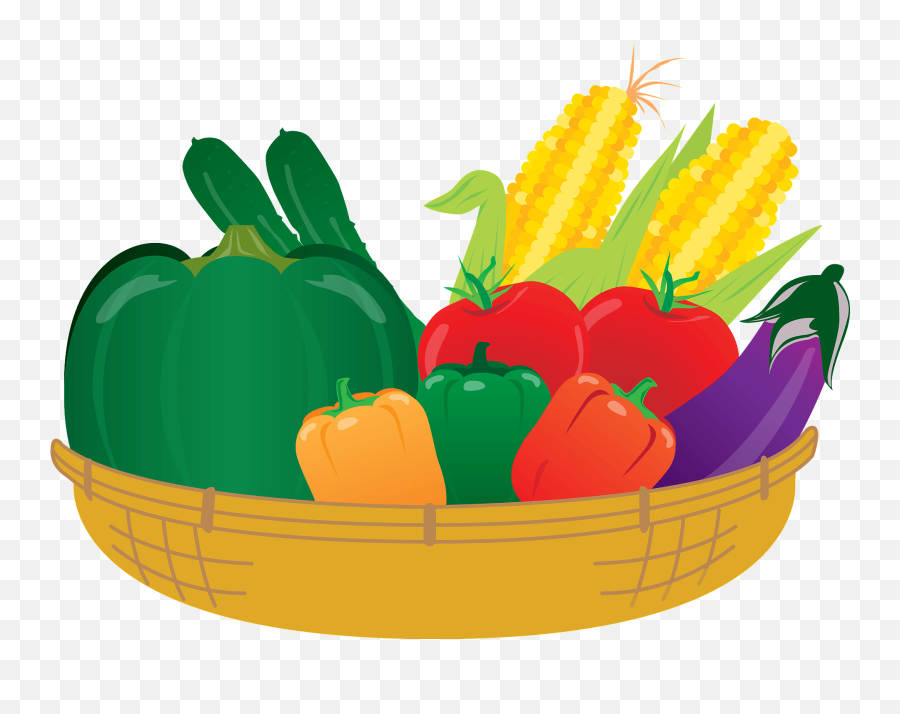 Vegetables In A Basket Clipart Free Download Transparent - Vegetables In The Basket Clipart Emoji,Vegetables Clipart
