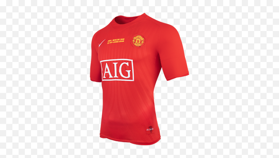 07 - 08 Manchester United Champion League Home Retro Jersey Emoji,Manchester United Logo Png