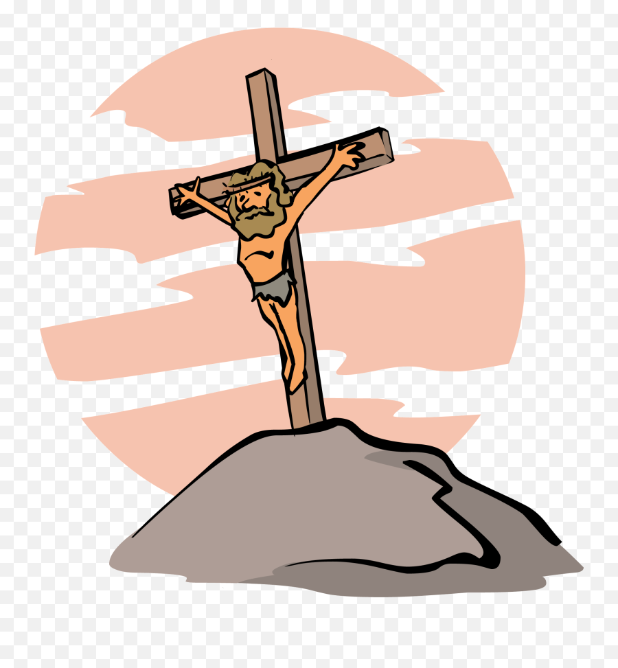 Jesus Easter Clipart - Easter Jesus On The Cross Clipart Emoji,Easter Clipart