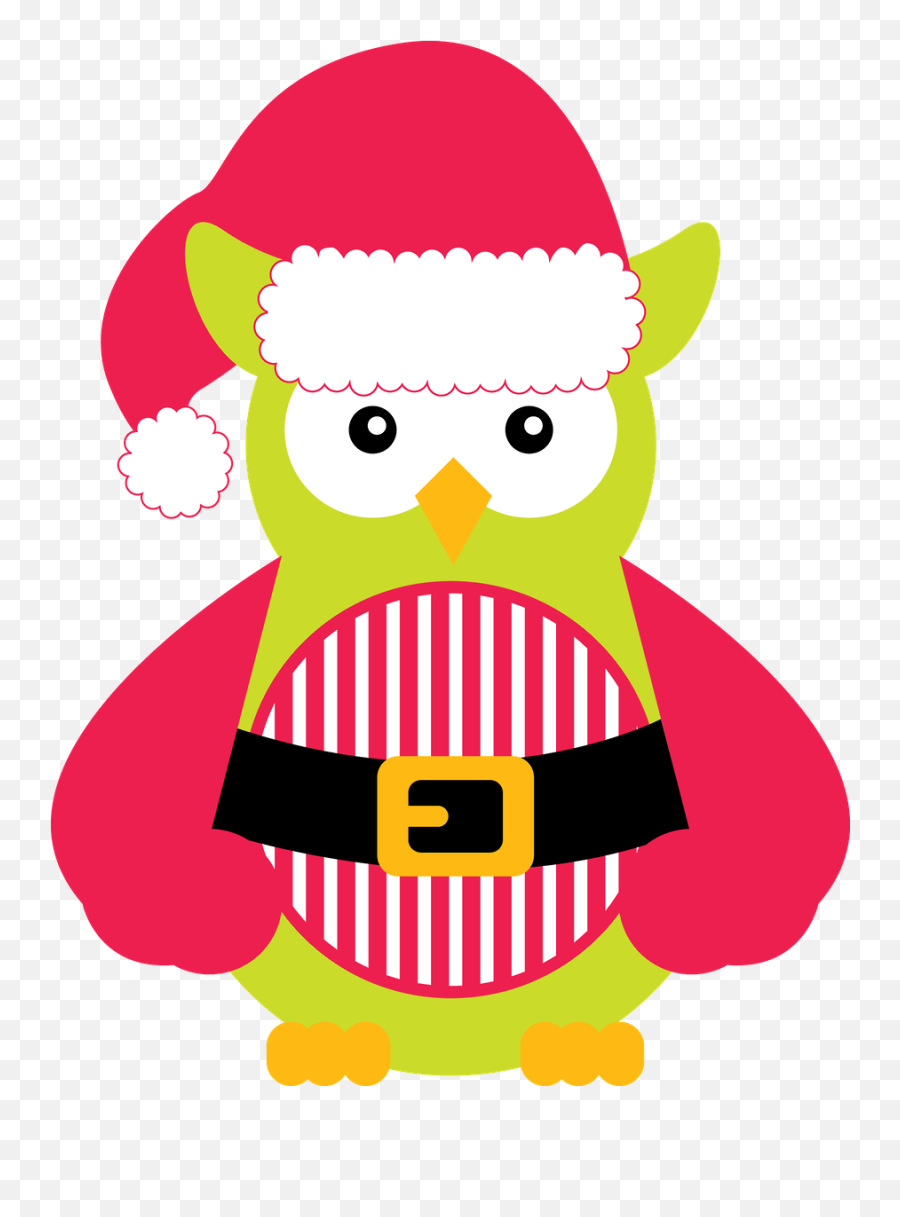 Transparent Christmas Owl Clipart Emoji,Christmas Owl Clipart