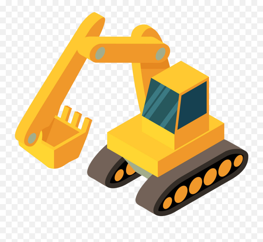 Excavator Clipart Emoji,Construction Vehicles Clipart