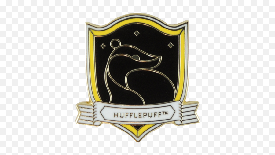 Hufflepuff House Crest Enamel Pin Emoji,Hufflepuff Crest Png