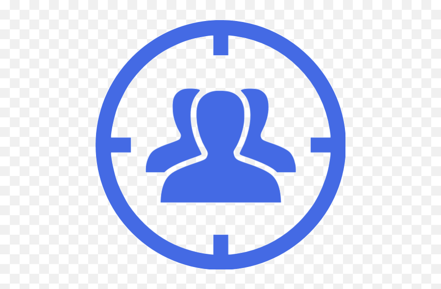 Royal Blue Target Audience Icon - Free Royal Blue Seo Icons Emoji,Target Transparent Background