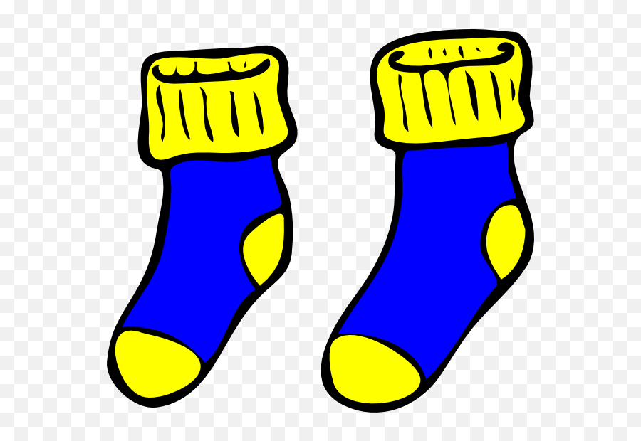 Clip Art Yellow Socks Clipart Image 37585 Emoji,Christmas Socks Clipart