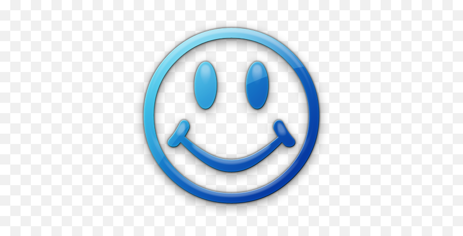 Big Happy Face Icon Drawing Png - Happy Face Blue Clipart Emoji,Happy Face Png