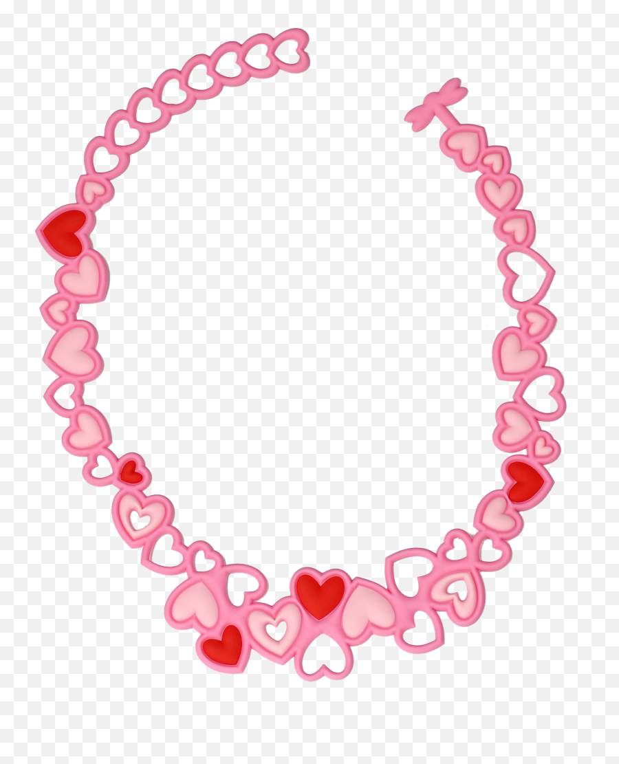 Background Design Pink Baby Shower - Pink Big Necklace Png Emoji,Necklace Clipart